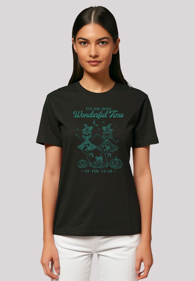 F4NT4STIC T-Shirt Halloween Witch most wonderful time Premium Qualität günstig online kaufen