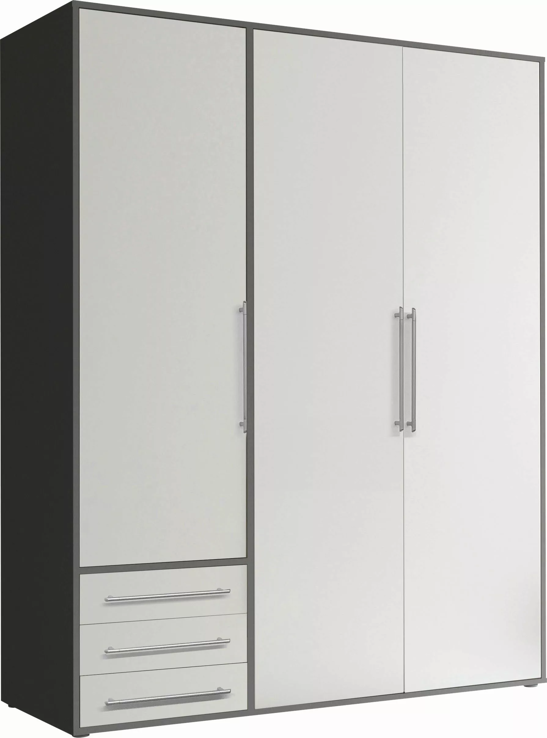 Schlafkontor Drehtürenschrank "Lyss Schrank, Kleiderschrank mit Drehtüren", günstig online kaufen