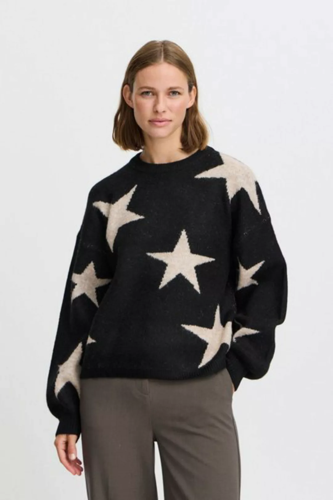 b.young Strickpullover BYBXMINYA STARRY JUMPER - modischer Strickpullover günstig online kaufen