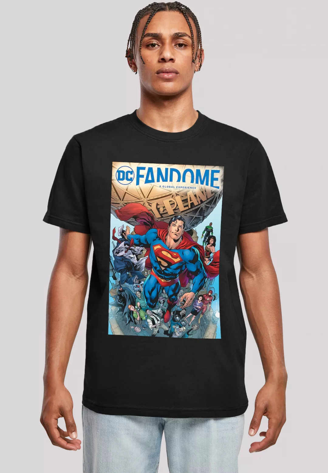 F4NT4STIC T-Shirt "DC Comics Fandome Superman Superheld", Herren,Premium Me günstig online kaufen