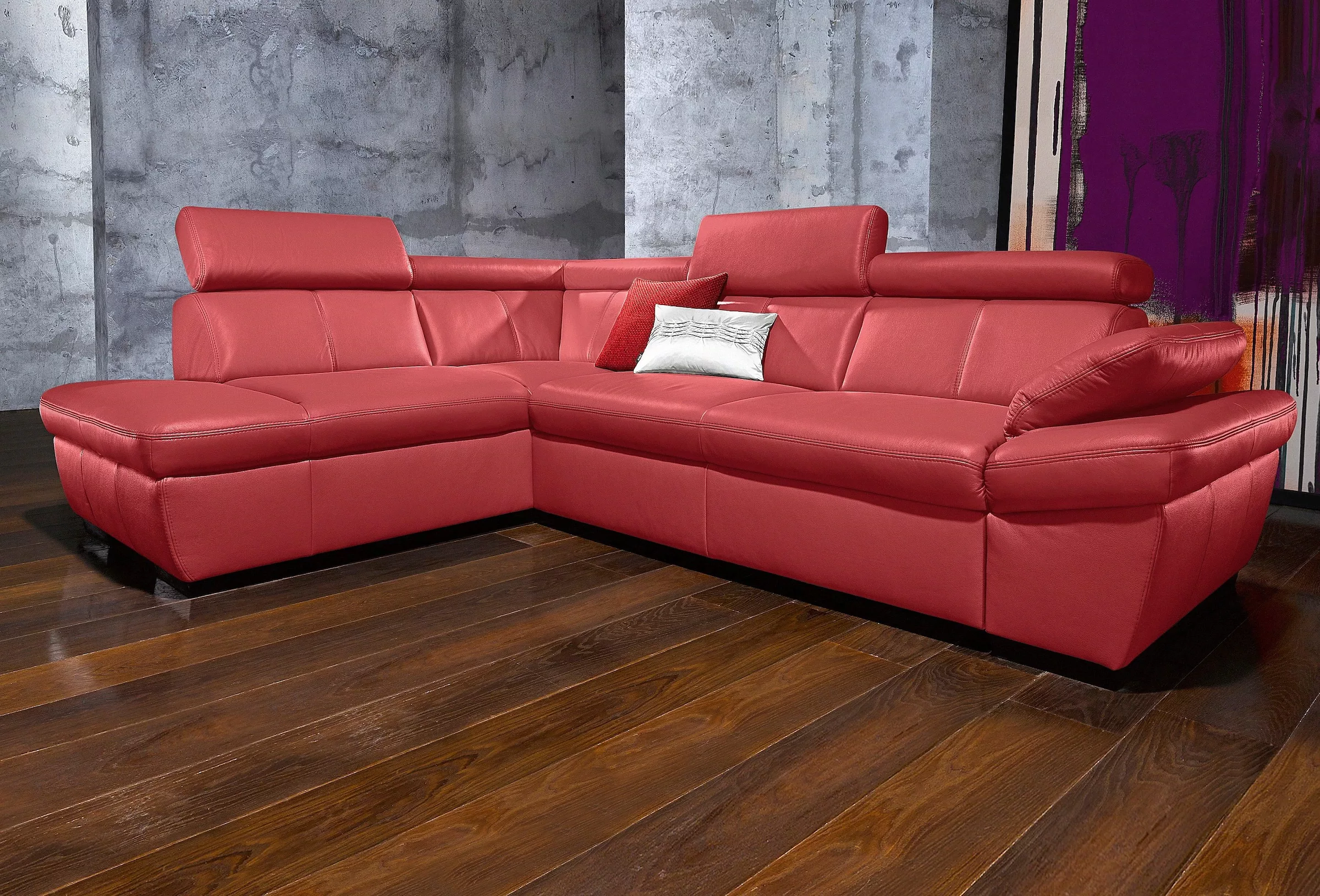 exxpo - sofa fashion Ecksofa »Salerno, klassisch modernes Funktionssofa, ho günstig online kaufen