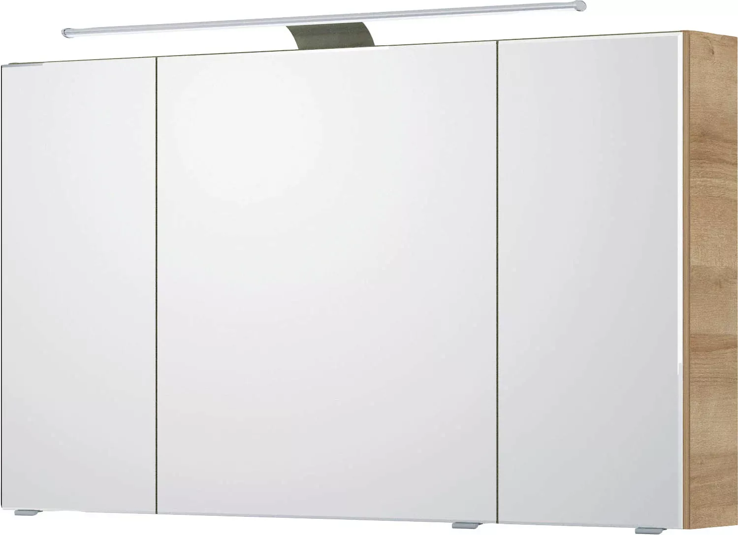 Saphir Spiegelschrank "6005 Sprint Badschrank, 3 Spiegeltüren, 6 Einlegeböd günstig online kaufen