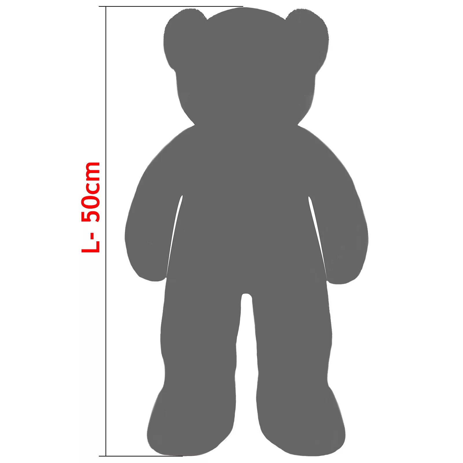 Plüschtier Teddybär L Weiß 50cm günstig online kaufen