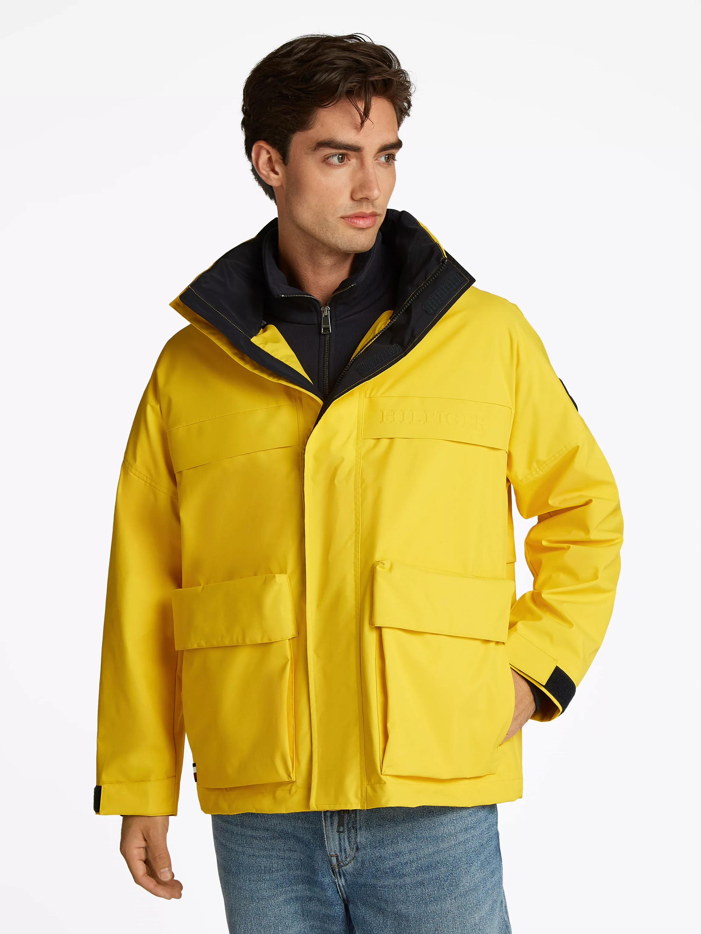 Tommy Hilfiger Outdoorjacke "REGATTA MID LENGTH JACKET", mit Kapuze, versta günstig online kaufen