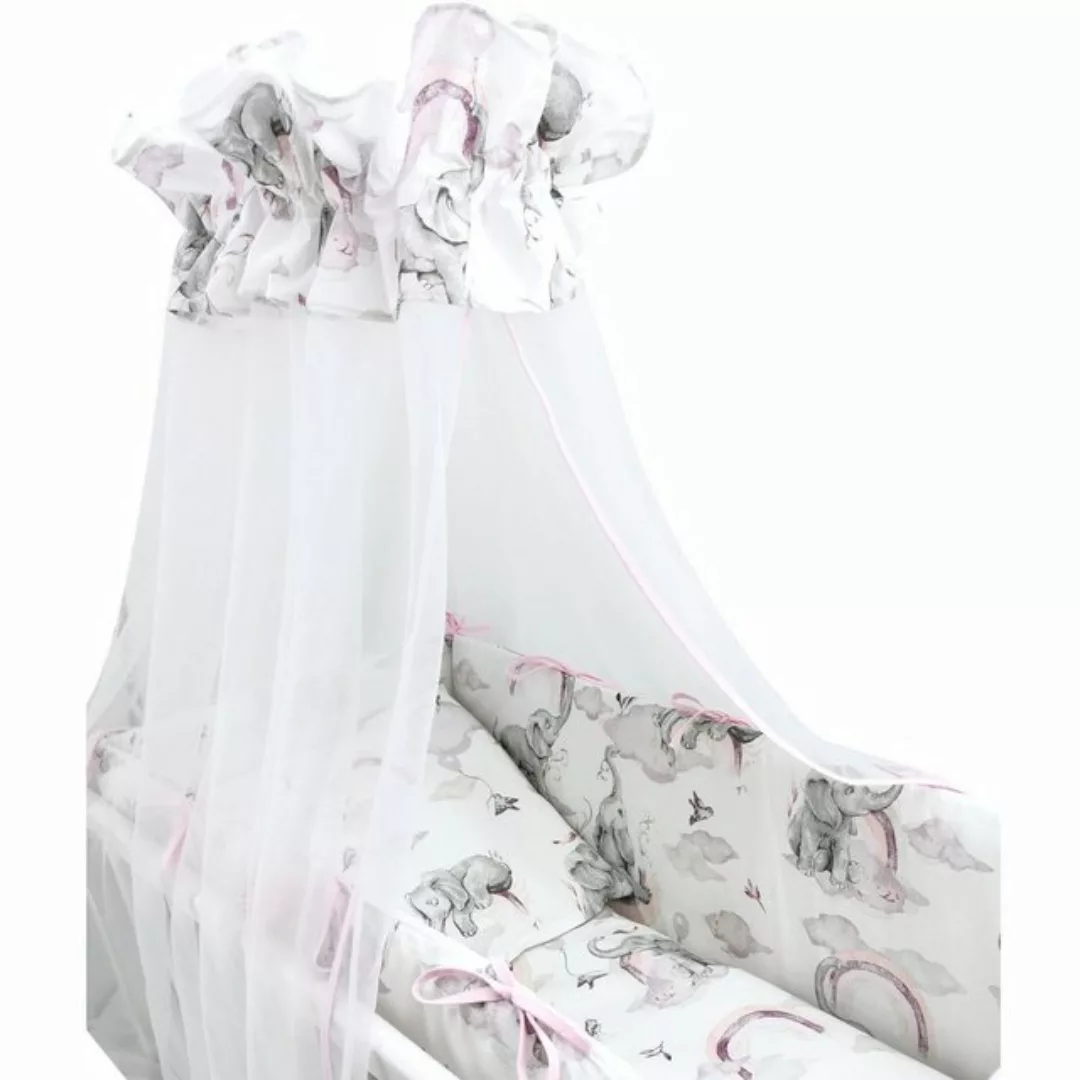 Baby-Delux Stubenbett Babywiege Komplettset, Schaukelwiege Weiß 90x40cm Kom günstig online kaufen