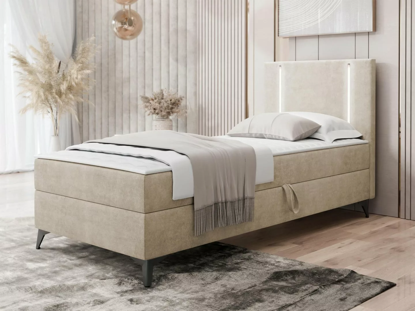 MIRJAN24 Boxspringbett Ono 1 (im Standard mit Bettkasten für die Bettwäsche günstig online kaufen