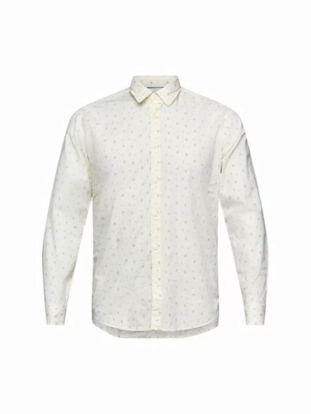 Esprit Langarmhemd Schmal geschnittenes T-Shirt mit Print günstig online kaufen