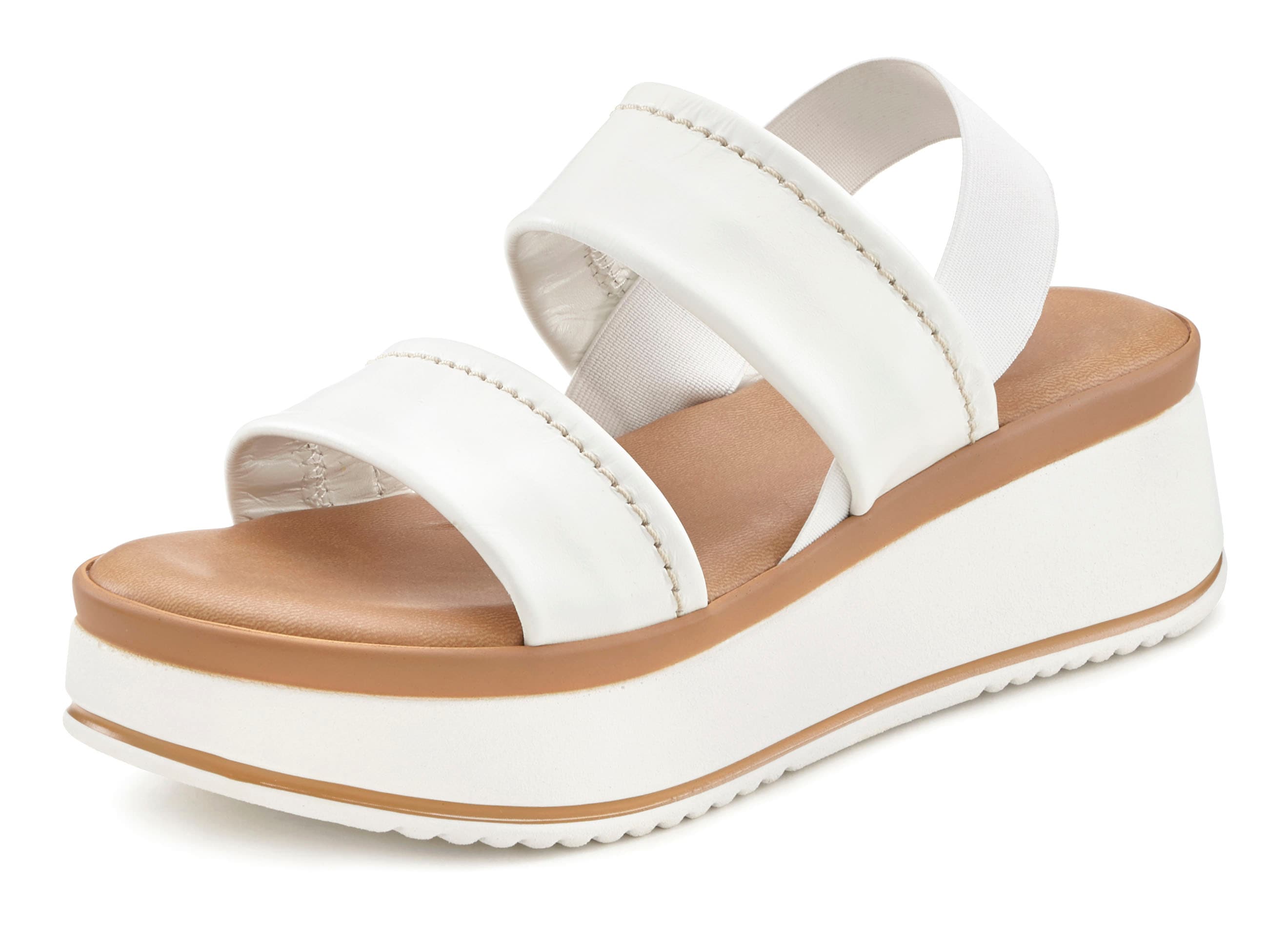LASCANA Plateausandaletten "Sommerschuh, Sandale, Sandalette, offener Schuh günstig online kaufen