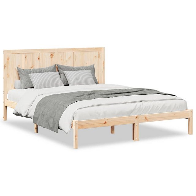 vidaXL Bett, Massivholzbett Extra Lang ohne Matratze 160x210 cm günstig online kaufen