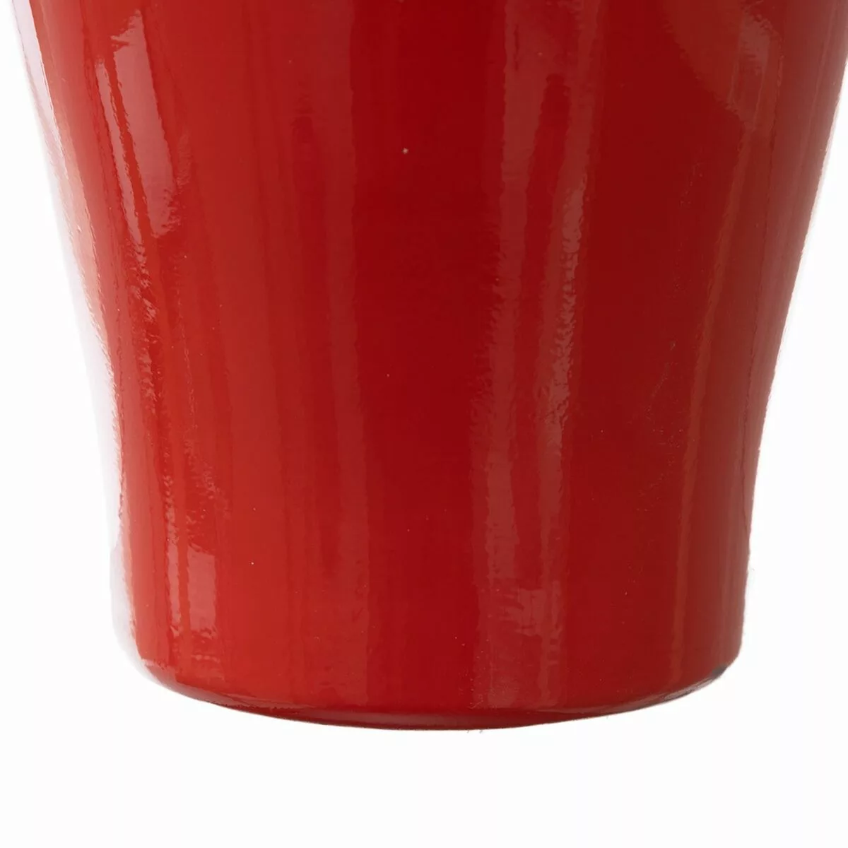 Vase 21,5 X 21,5 X 41 Cm Aus Keramik Orange günstig online kaufen