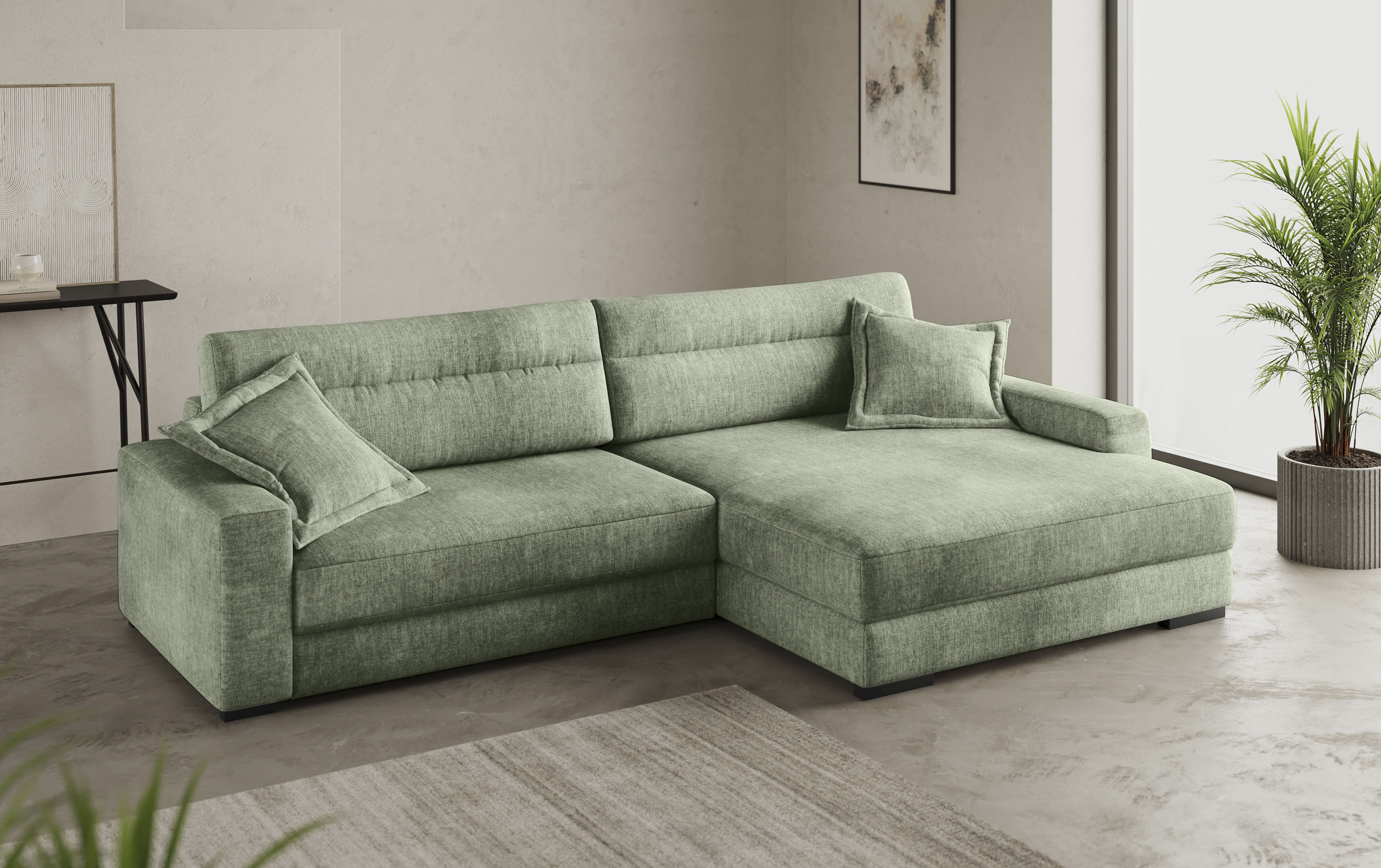 Mr. Couch Ecksofa "Marcello DuraFlex L-Form", EasyBett, Bettkasten, Kaltsch günstig online kaufen