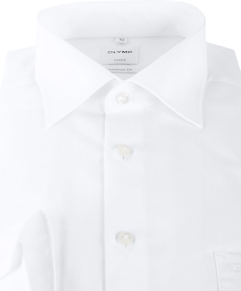 OLYMP Luxor Bügelfrei Hemd Comfort Fit Weiß - Größe 45 günstig online kaufen