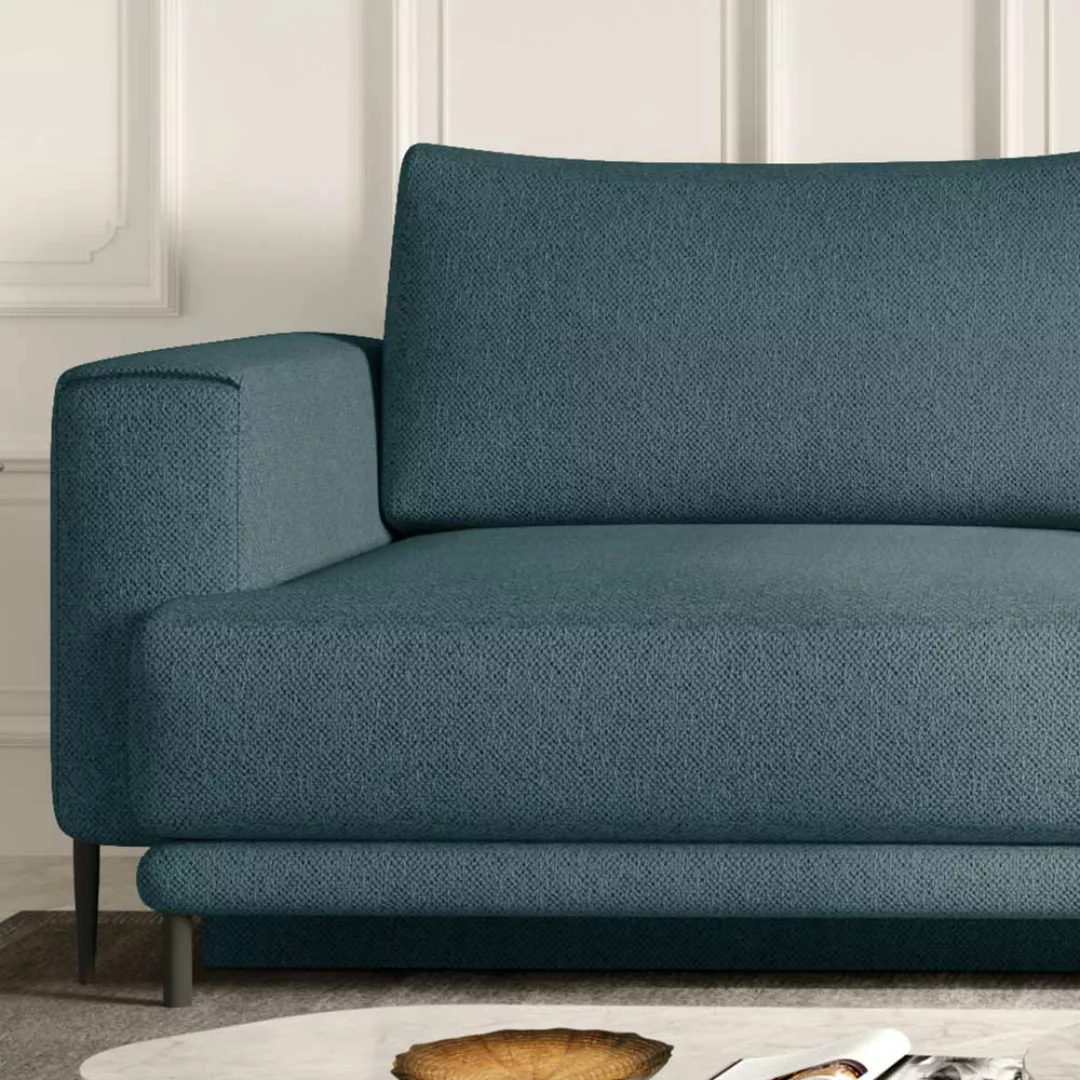 Sofa Dreisitzer Sofa aus Webstoff mit Armlehnen günstig online kaufen