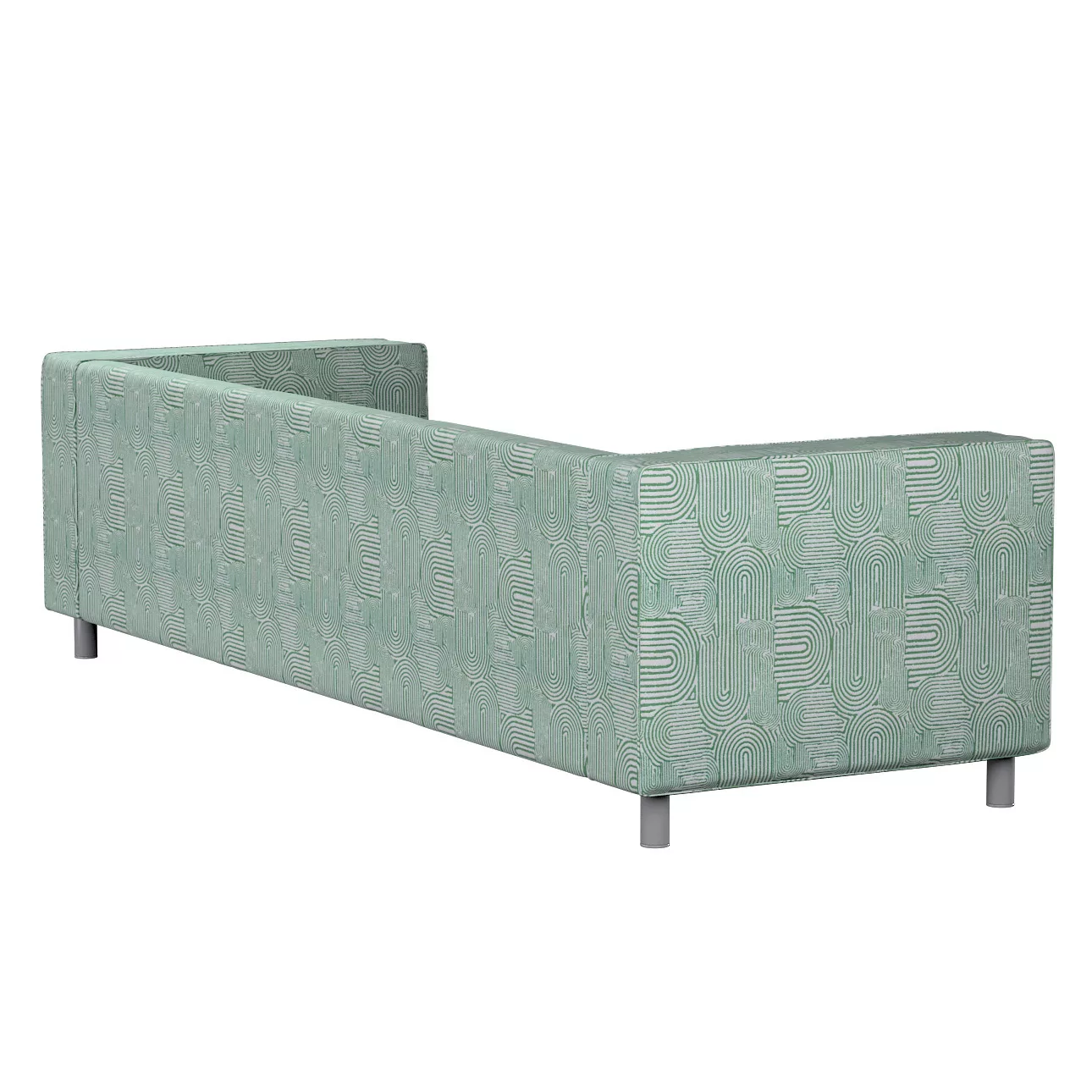 Bezug für Klippan 4-Sitzer Sofa, mintgrün-ecru, Bezug für Klippan 4-Sitzer, günstig online kaufen