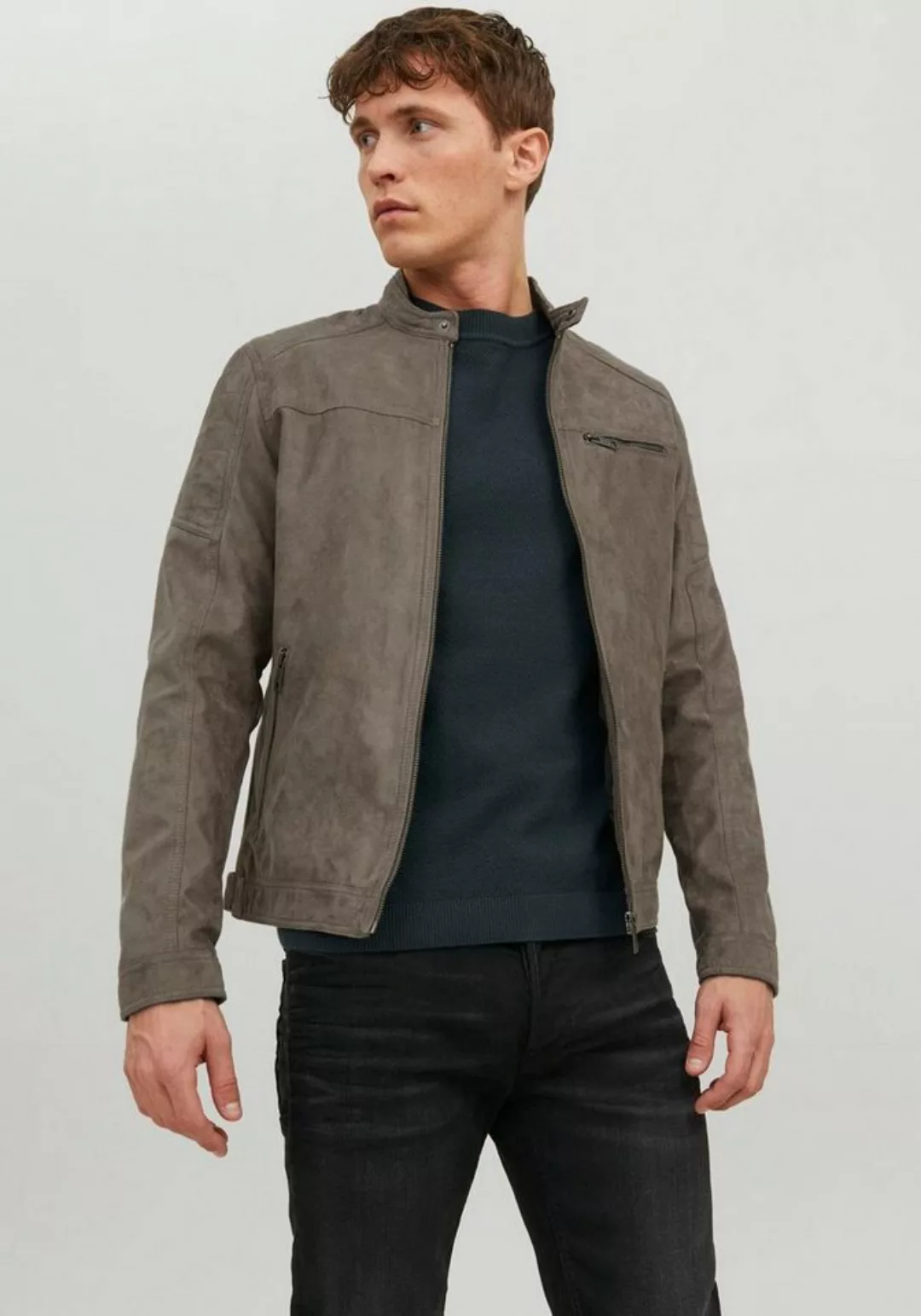 Jack & Jones Lederimitatjacke JJEROCKY JACKET NOOS günstig online kaufen