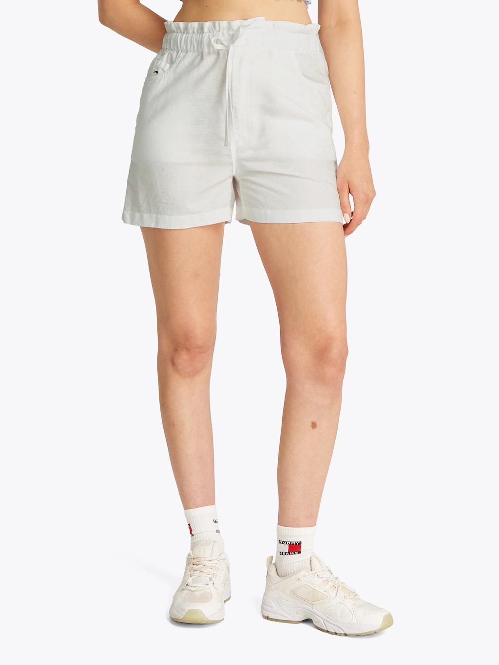 Tommy Jeans Shorts "TJW COTTON LINEN SHORT", mit Rüsche günstig online kaufen