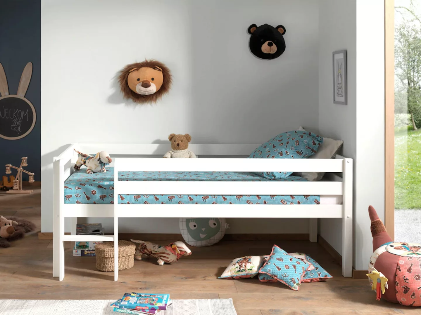 Vipack Spielbett "Pino, Kiefer massiv, Liegefläche 90/200, Made in Europe", günstig online kaufen
