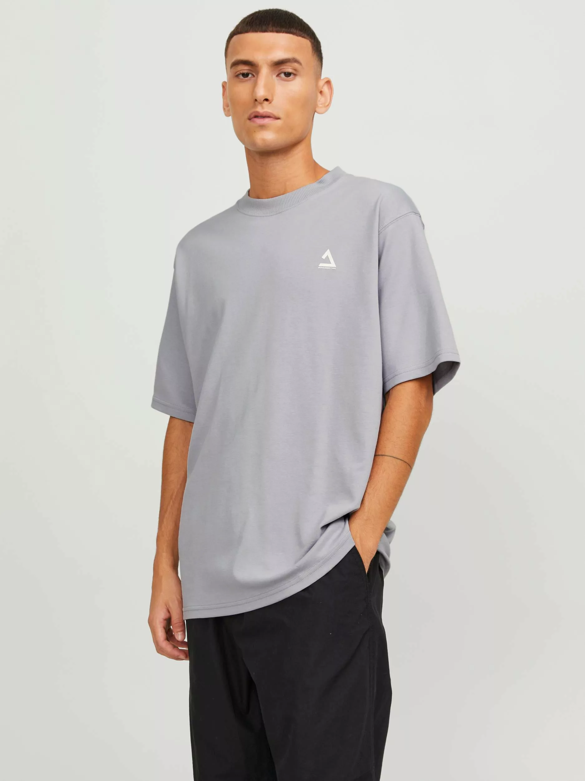 Jack & Jones Rundhalsshirt "JCOTRIANGLE TEE SS CREW NECK SN" günstig online kaufen