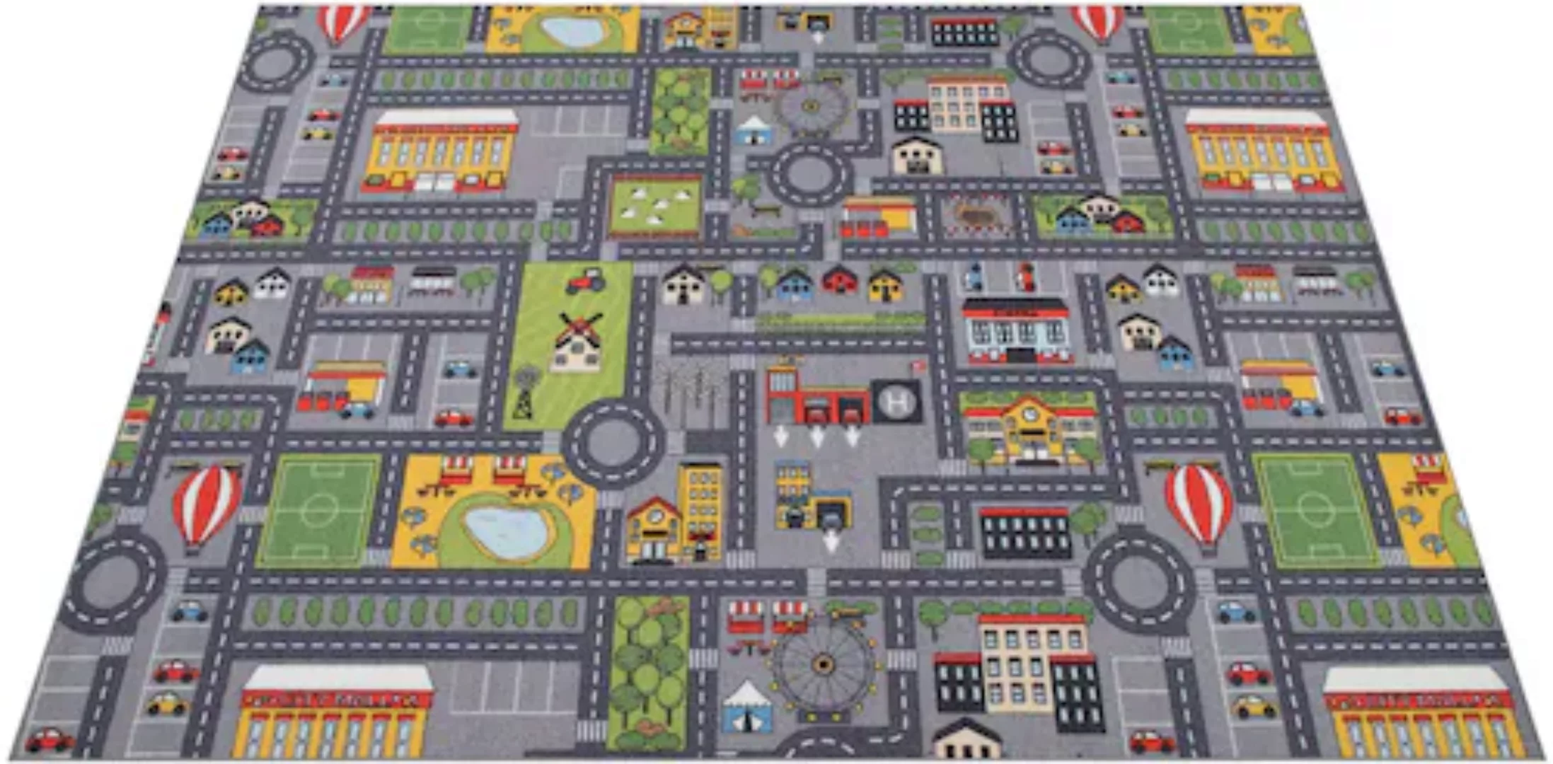 Paco Home Kinderteppich »Bino 577«, rechteckig, Straßen-Spiel-Teppich, Kind günstig online kaufen