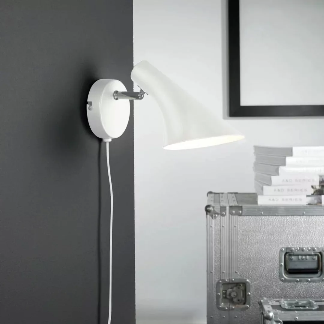 Wandlampe Vanila, Schalter, Steckerkabel, schwarz günstig online kaufen