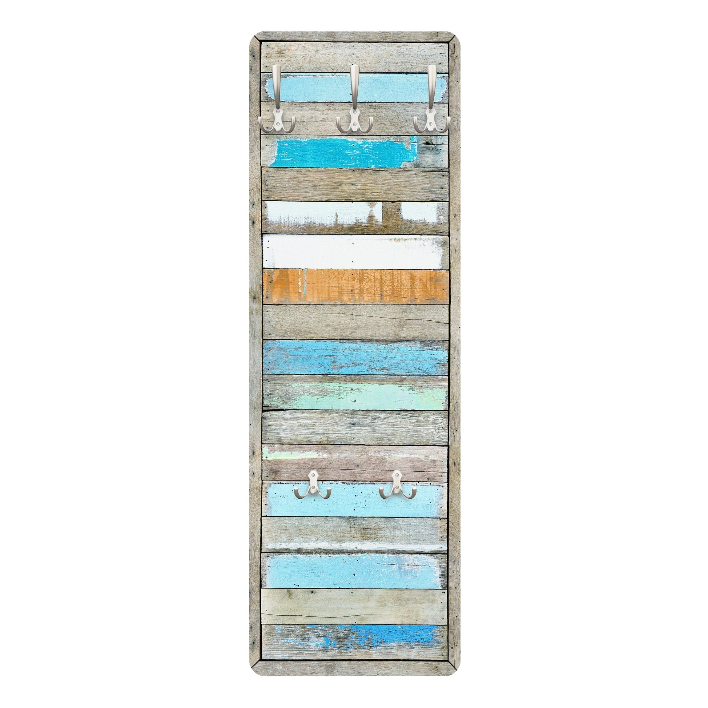 Bilderdepot24 Garderobenpaneel Design Holzoptik Bretteroptik Vintage günstig online kaufen