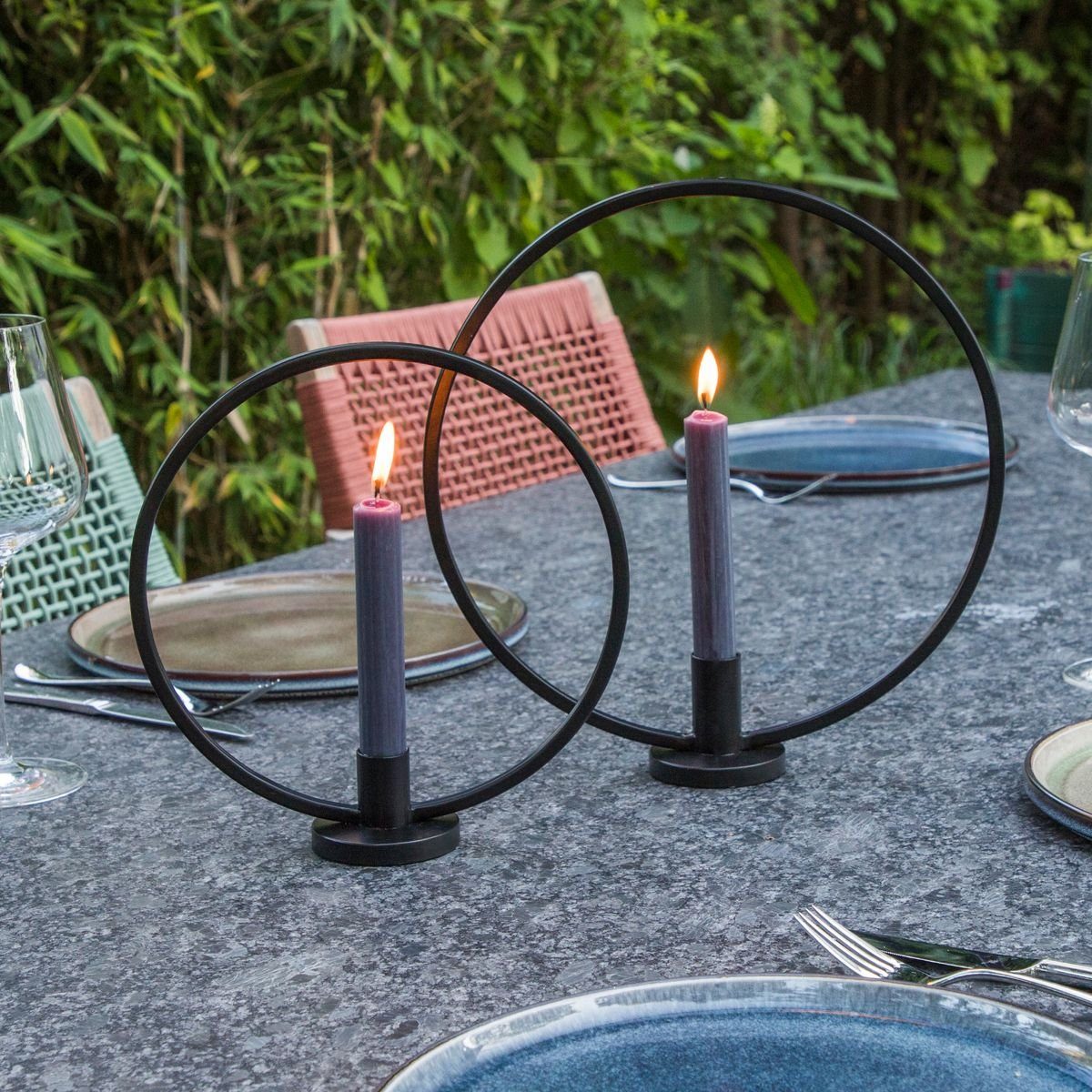 Gravidus Kerzenhalter 2er Set Kerzenhalter Ring günstig online kaufen