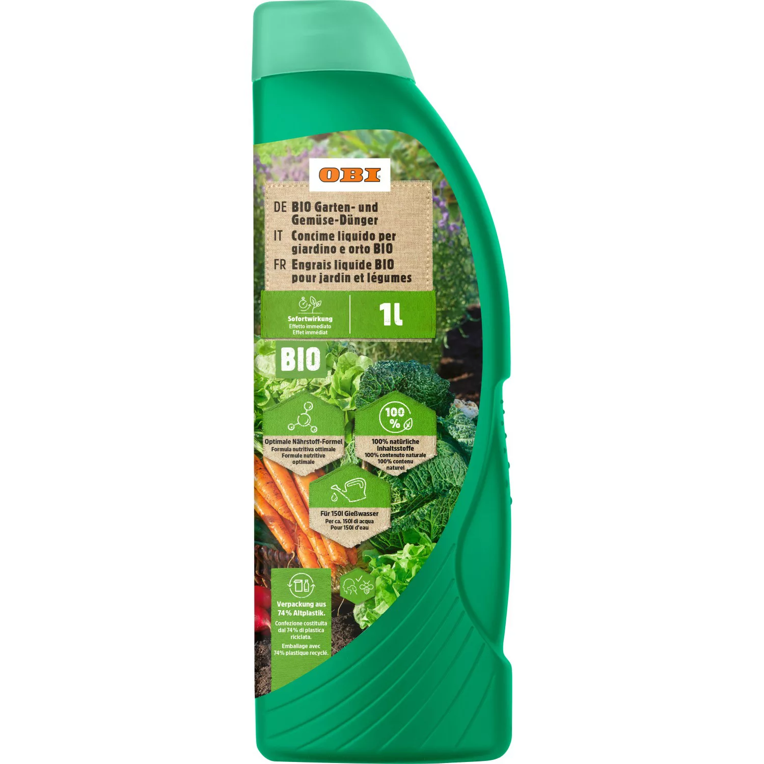 GROW by OBI BIO Garten- und Gemüse-Dünger, 1l günstig online kaufen