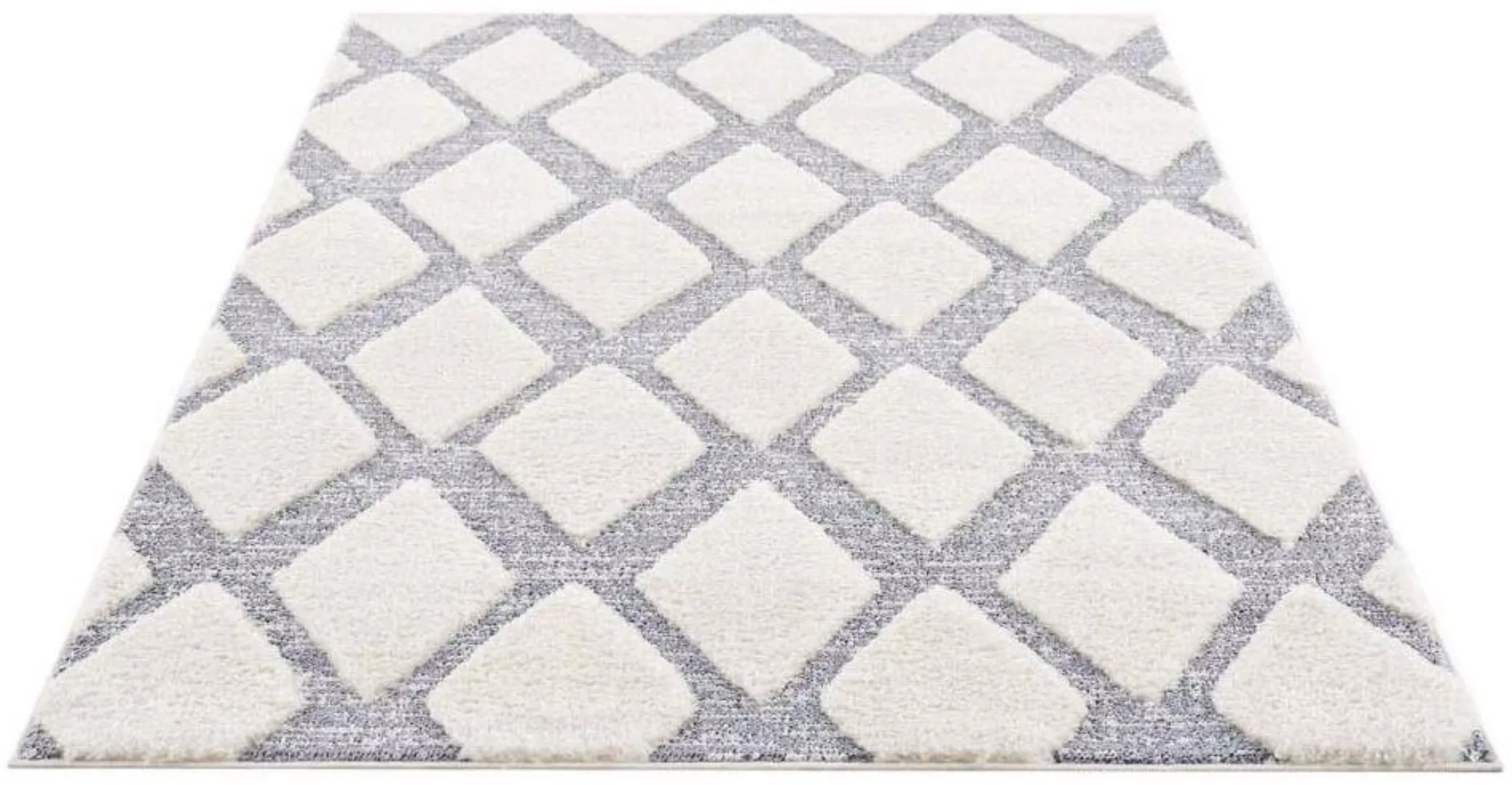 Carpet City Hochflor-Teppich »Focus 4497«, rechteckig, besonders weich, Rau günstig online kaufen