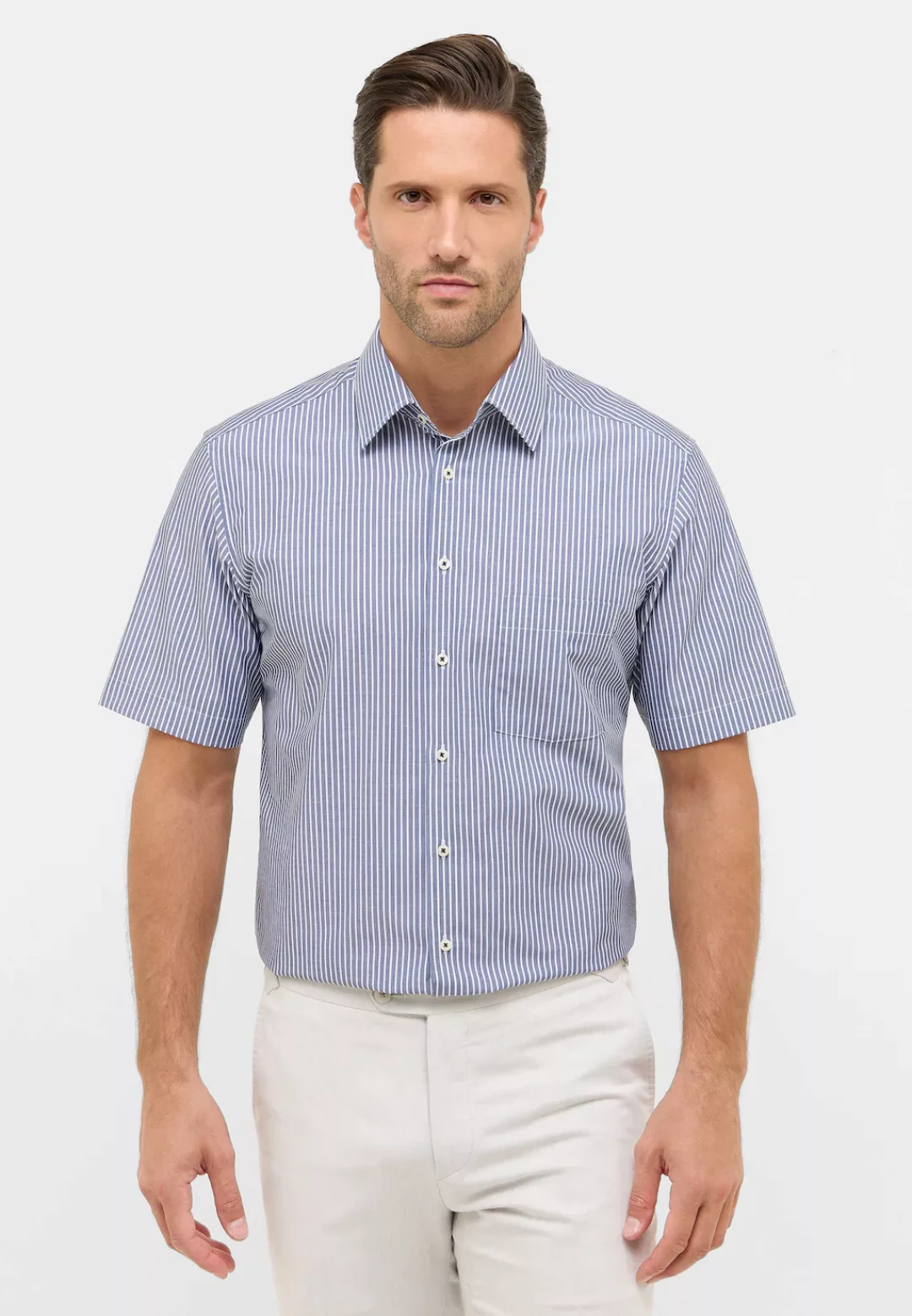 Eterna Kurzarmhemd "MODERN FIT", NON IRON (bügelfrei) günstig online kaufen