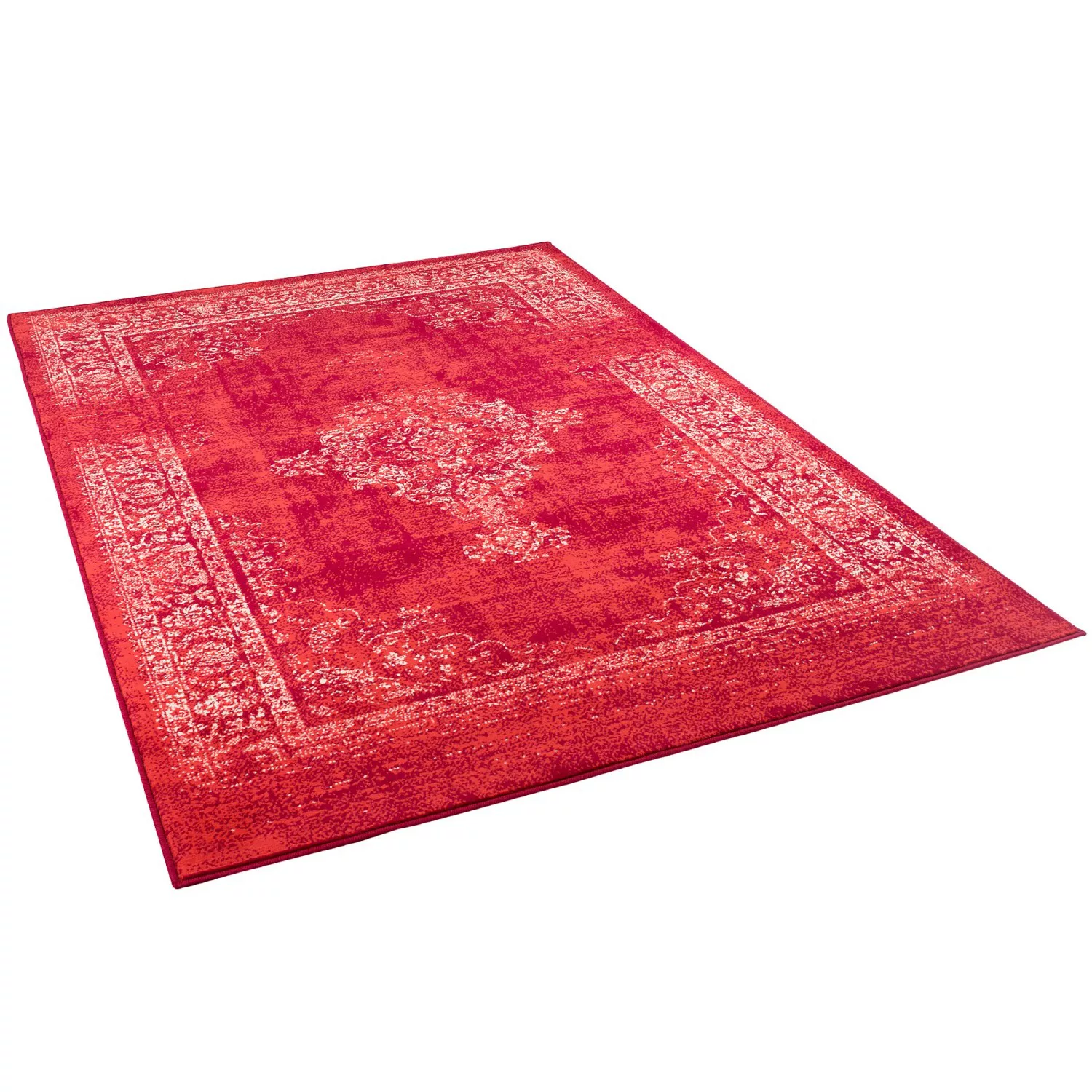 Pergamon Designer Teppich Passion Vintage Bordüre Rot 160x225cm günstig online kaufen