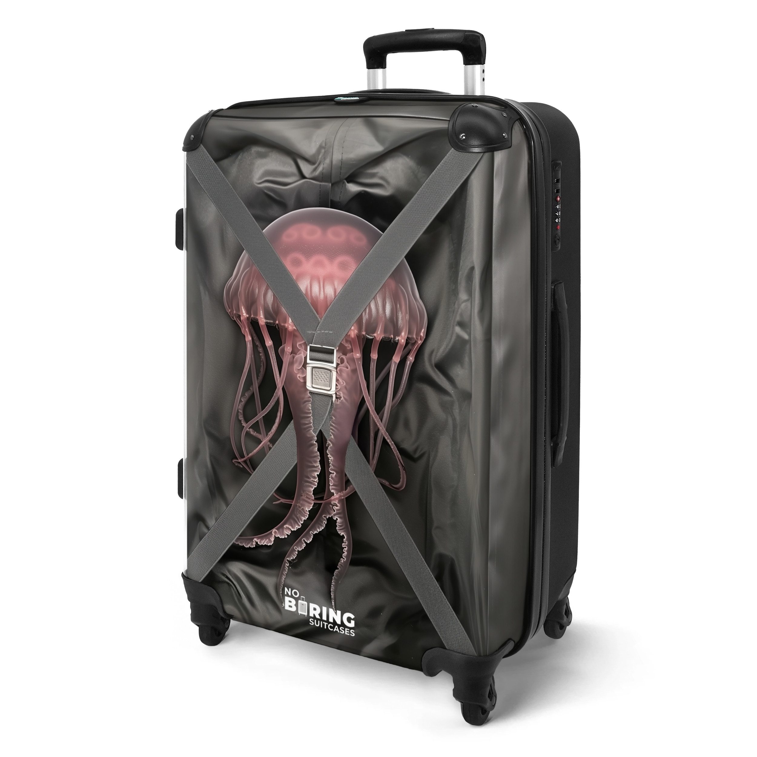 NoBoringSuitcases.com© Hartschalen-Trolley Quallen auf dem Vormarsch günstig online kaufen