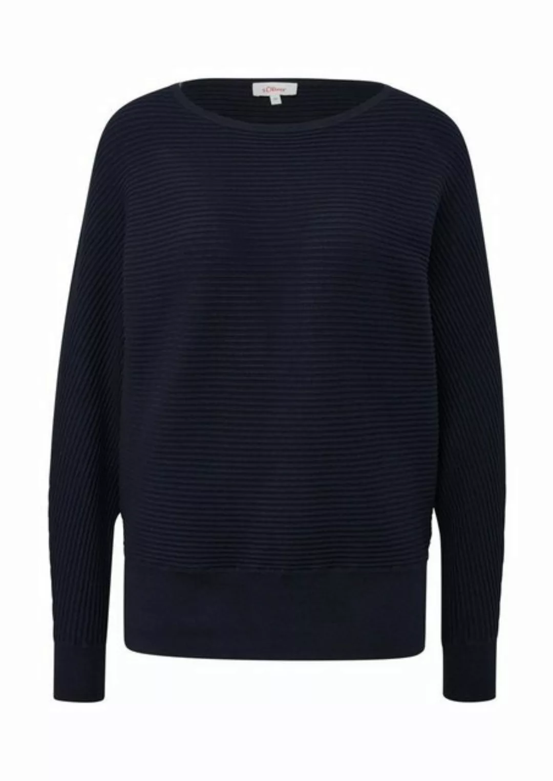 s.Oliver Sweatshirt Strickpullover, BLUE günstig online kaufen