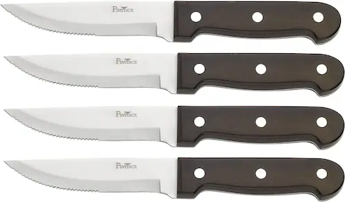 PINTINOX Steakmesser »P.Wood«, (Set, 4 tlg.), aus rostfreiem Stahl, Griff a günstig online kaufen