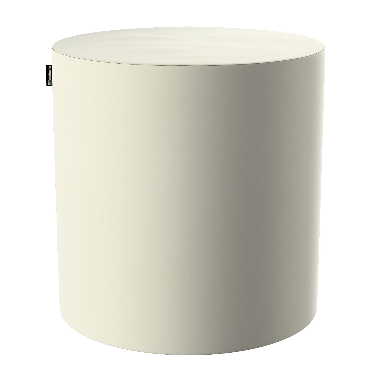 Pouf Barrel, altweiß, ø40 cm x 40 cm, Velvet (704-10) günstig online kaufen