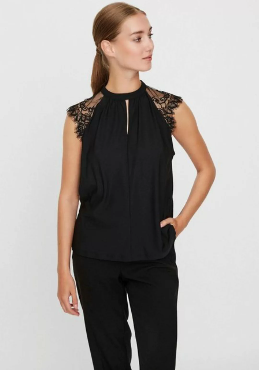 Vero Moda Milla Lace L Black günstig online kaufen