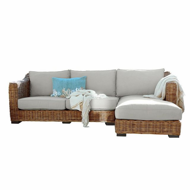 Mirabeau Sofa Sofa Villedieu grau/braun günstig online kaufen