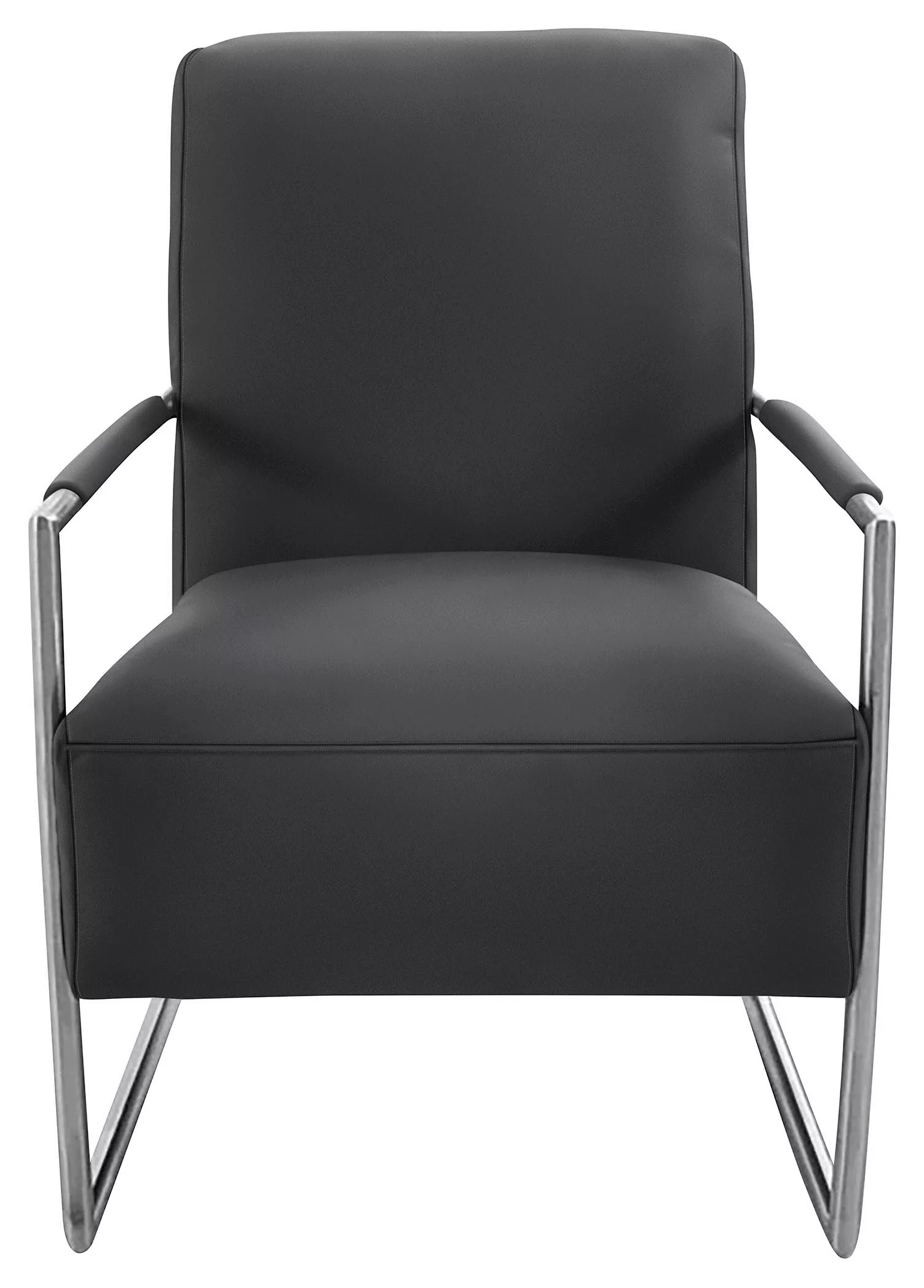 K+W Komfort & Wohnen Cocktailsessel, mit bezogenen Armlehnen, Gestell in Me günstig online kaufen