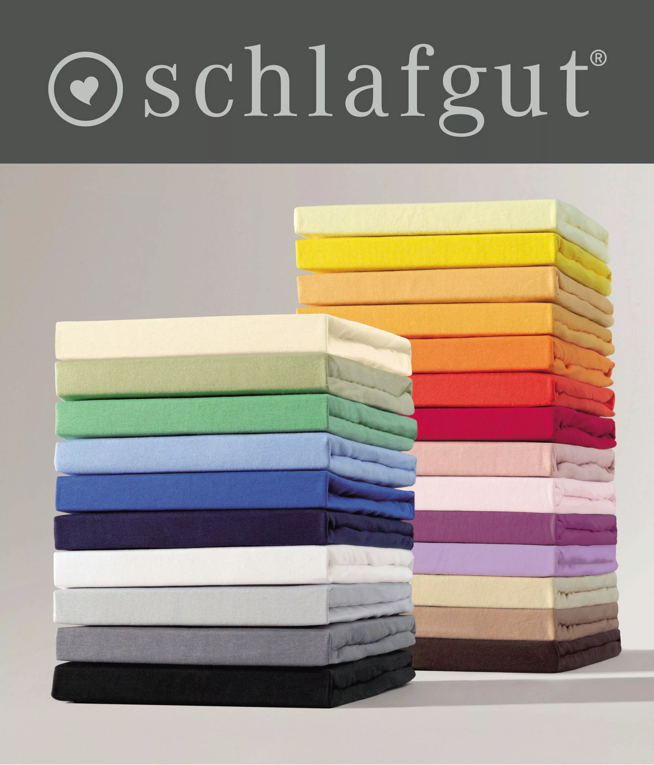Schlafgut Spannbettlaken Schlafgut Mako Jersey Spannbetttuch günstig online kaufen