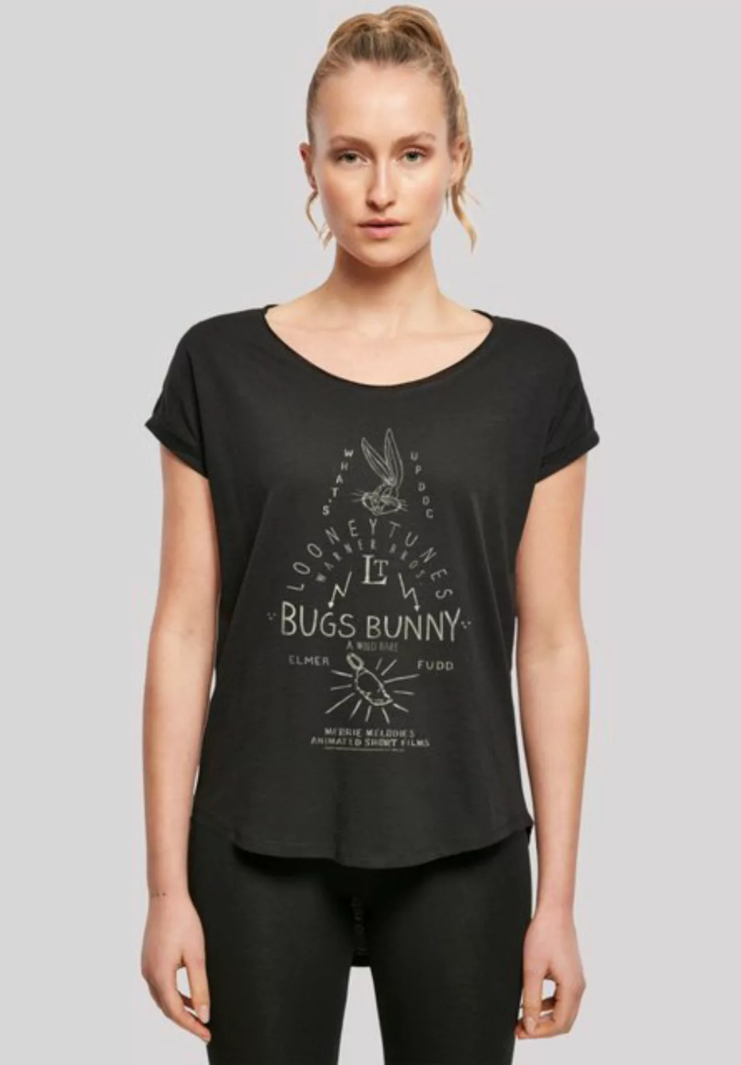 F4NT4STIC T-Shirt Looney Tunes Bugs Bunny A Wild Hare Print günstig online kaufen