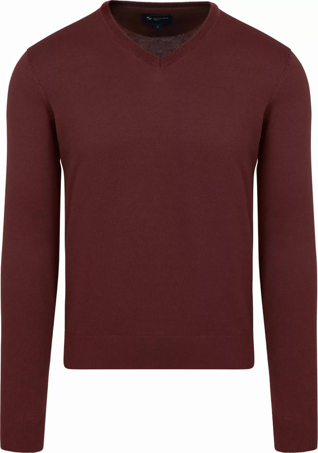 Suitable Respect Baumwolle Vinir Pullover Bordeaux - Größe XXL günstig online kaufen