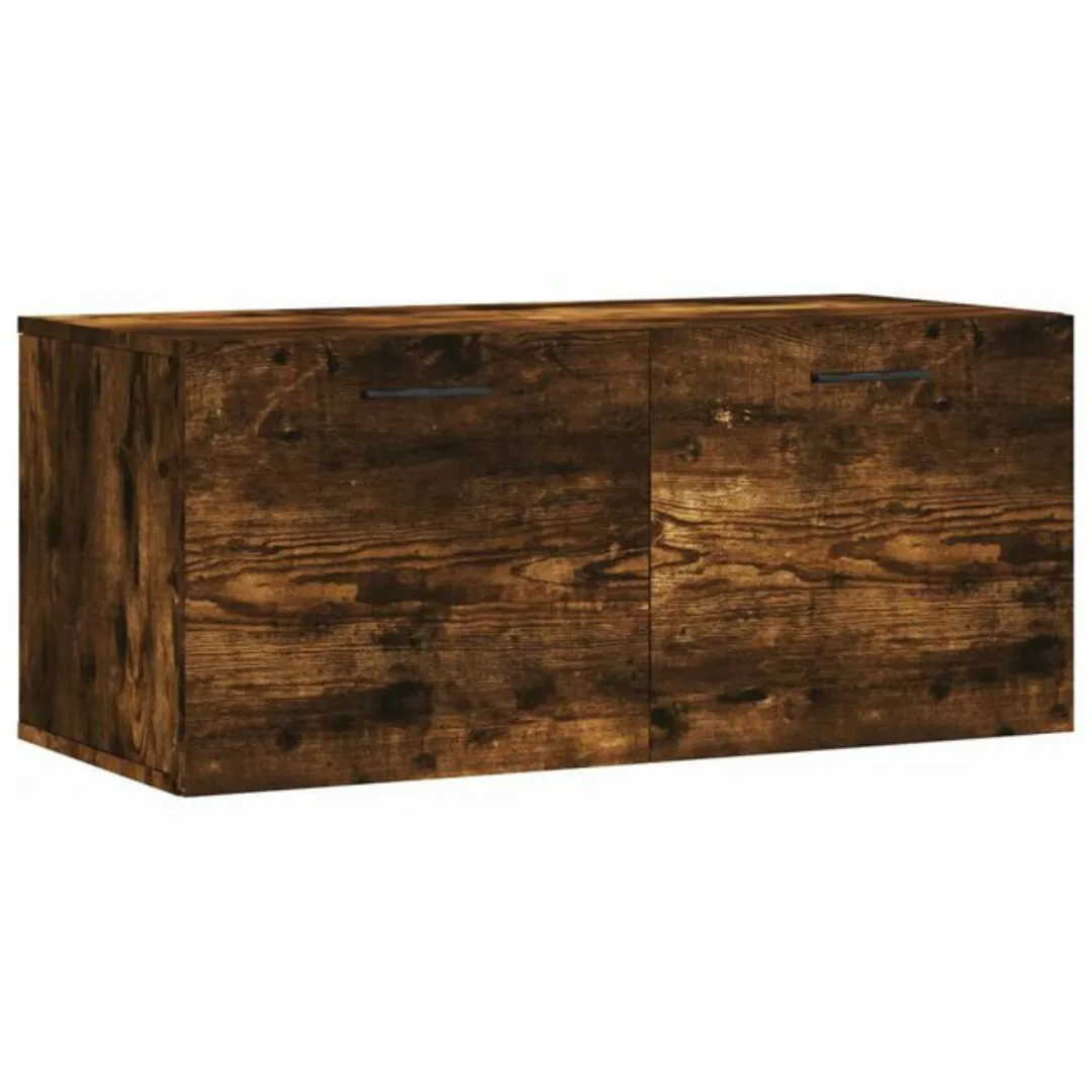 vidaXL Wandschrank Räuchereiche 80x36,5x35 cm Holzwerkstoff Modell 2 günstig online kaufen