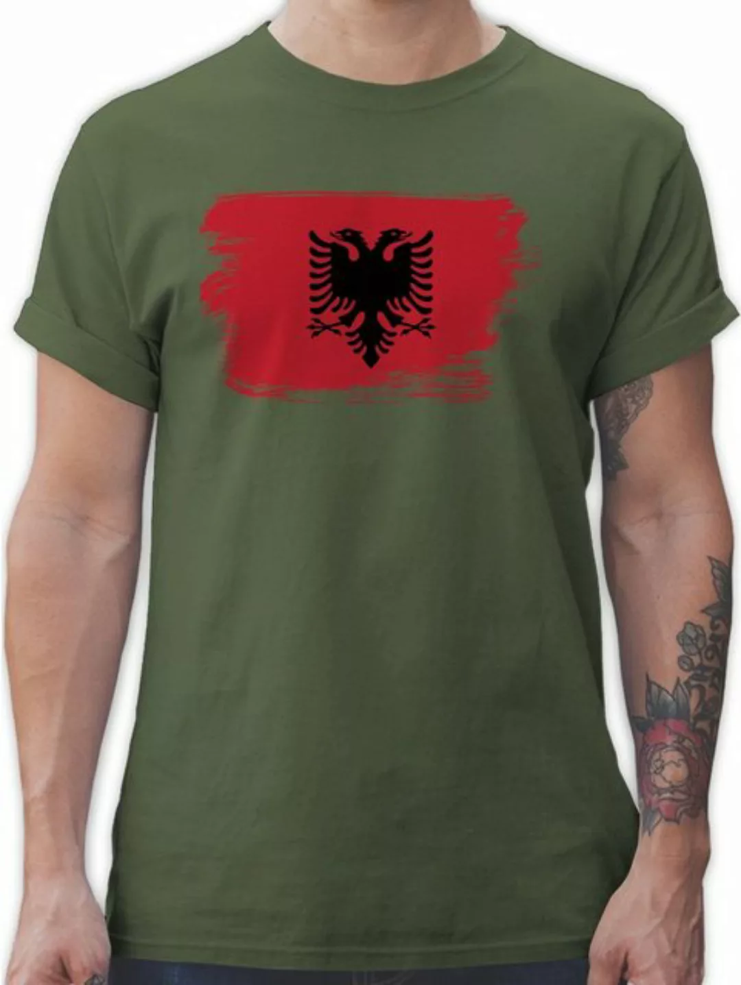 Shirtracer T-Shirt Albanien Albanija 2026 Fussball WM Fanartikel günstig online kaufen