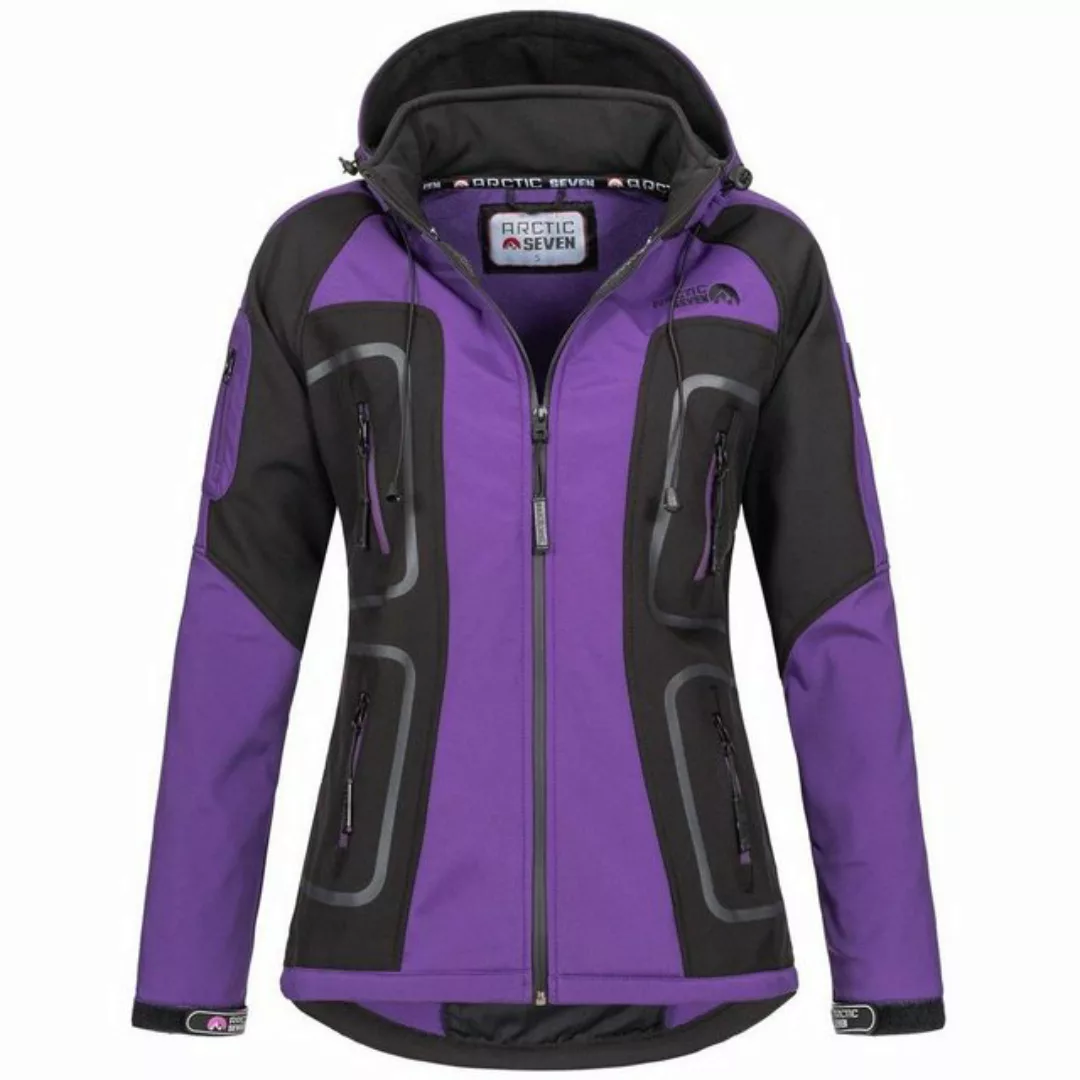 Arctic Seven Softshelljacke AS-181 funktionale Outdoorjacke mit abnehmbarer günstig online kaufen