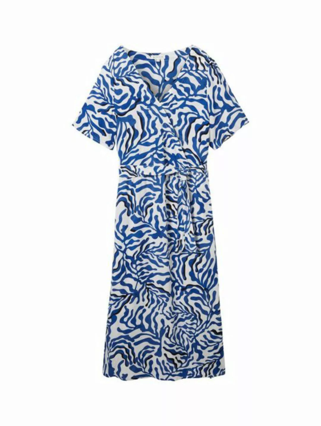 TOM TAILOR Sommerkleid printed wrap dress günstig online kaufen