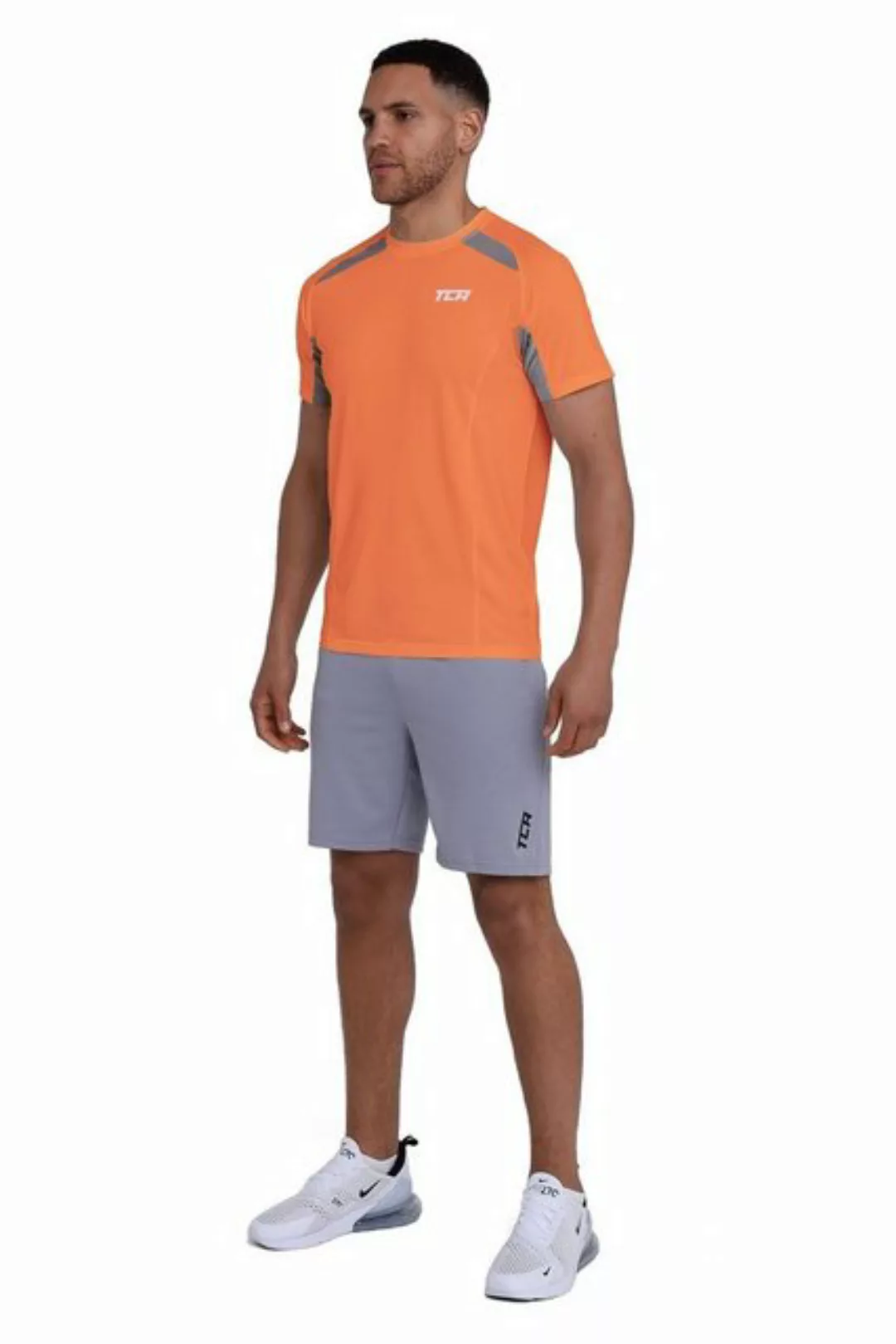 TCA T-Shirt TCA Herren Quickdry Sportshirt - Orange, XXL (1-tlg) günstig online kaufen