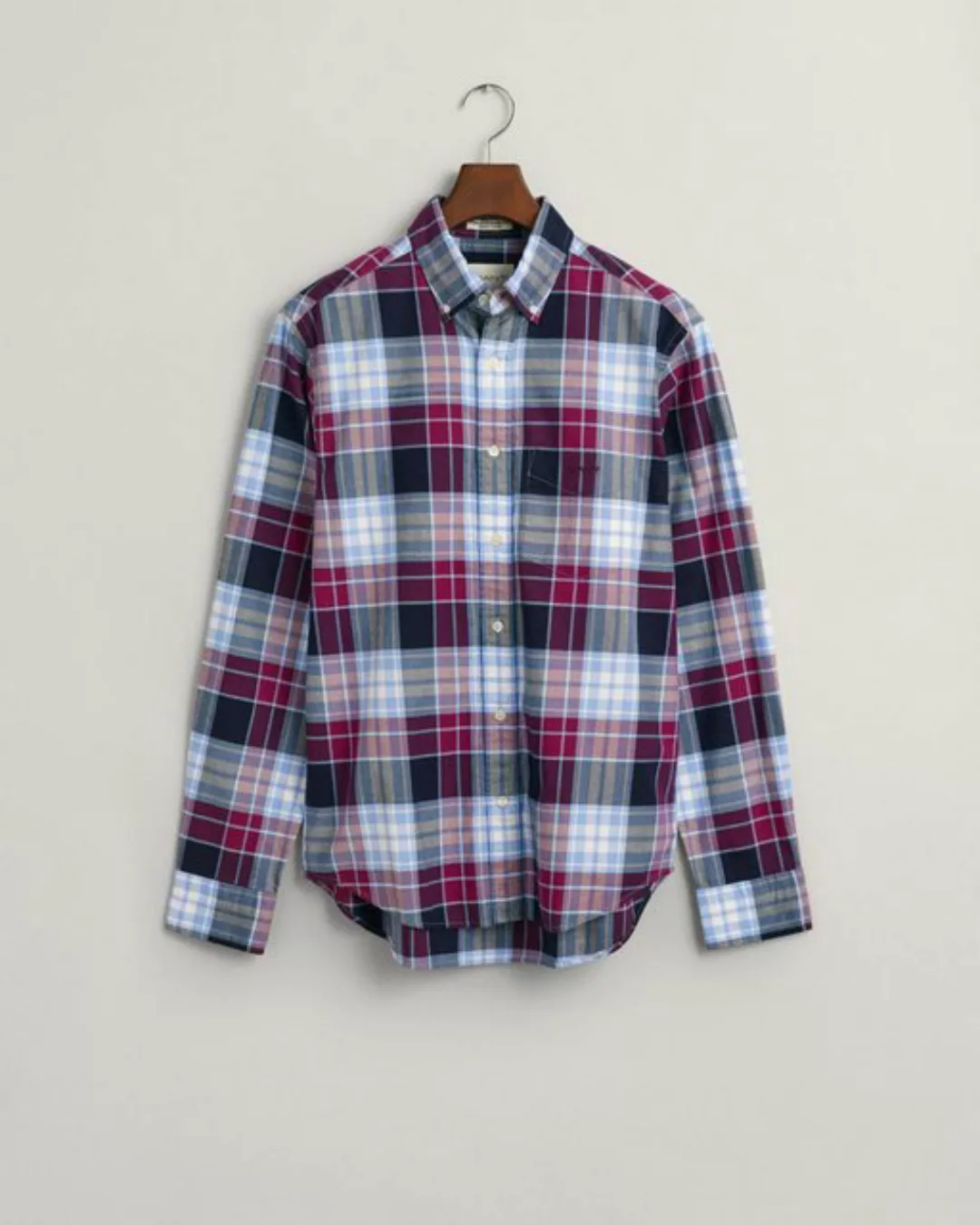 Gant Blusenshirt REG ARCHIVE OXFORD CHECK SHIRT, BEAUTYBERRY PURPLE günstig online kaufen