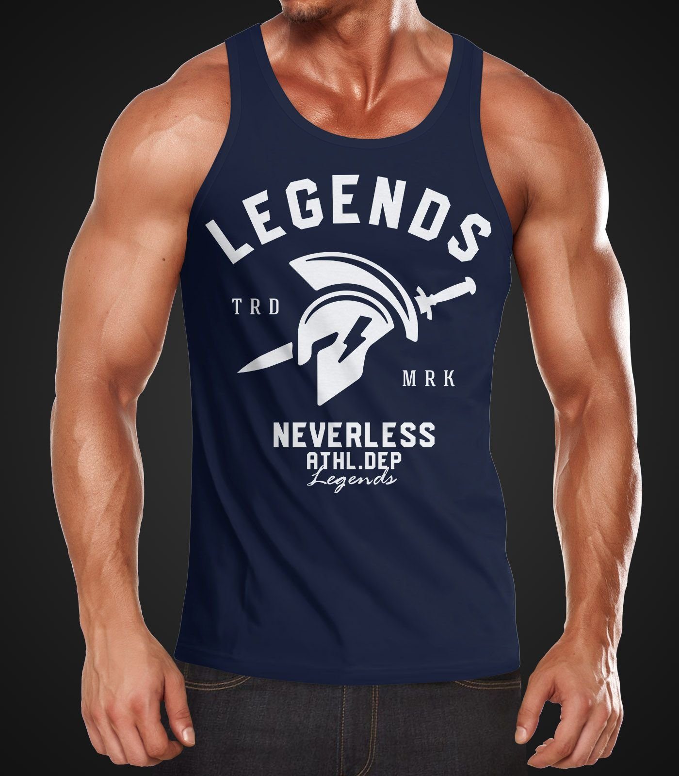 Neverless Tanktop Cooles Herren Tank-Top Gladiator günstig online kaufen