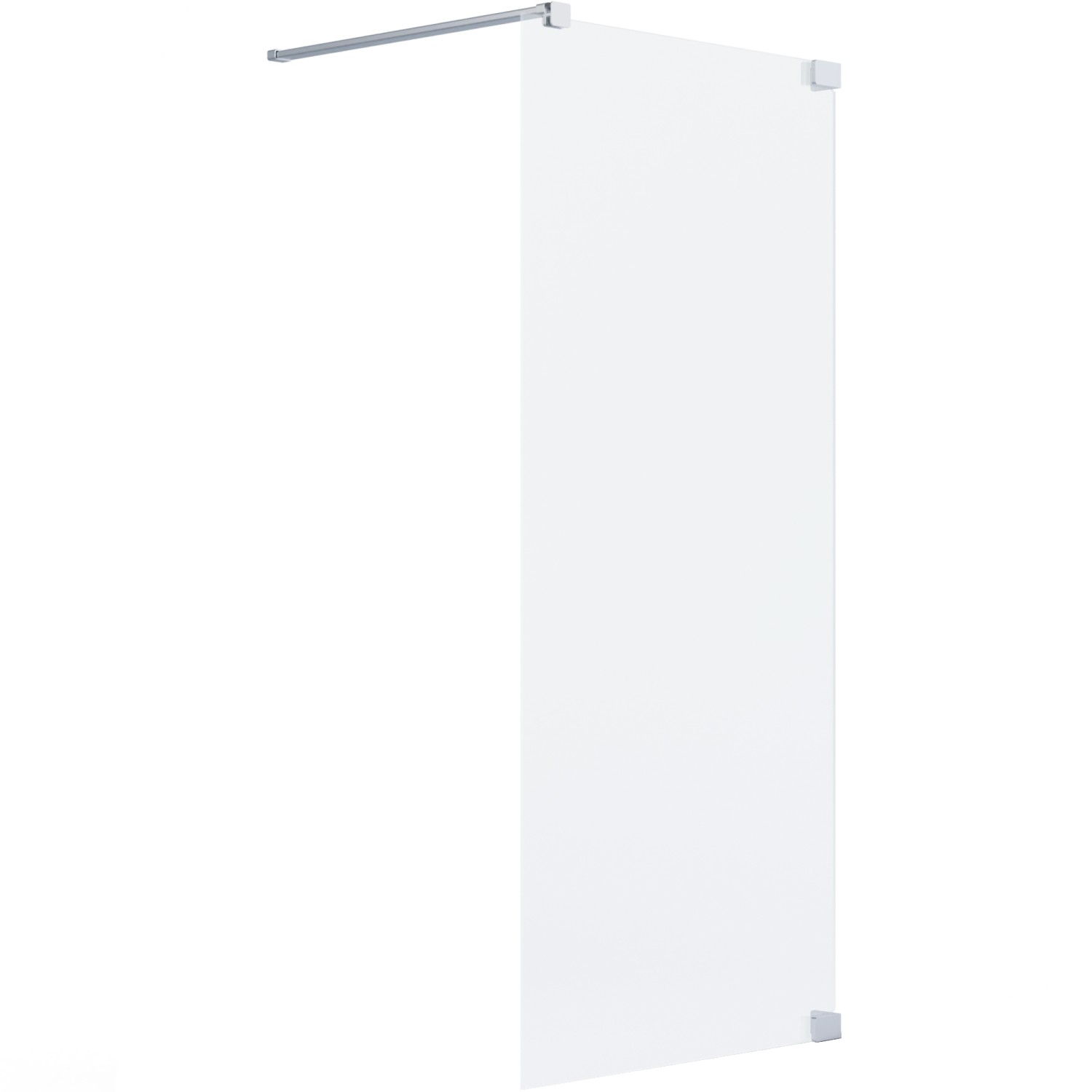 Schöner Wohnen Duschabtrennung Walk-In Silbermatt 80 cm x 200 cm DIN R günstig online kaufen