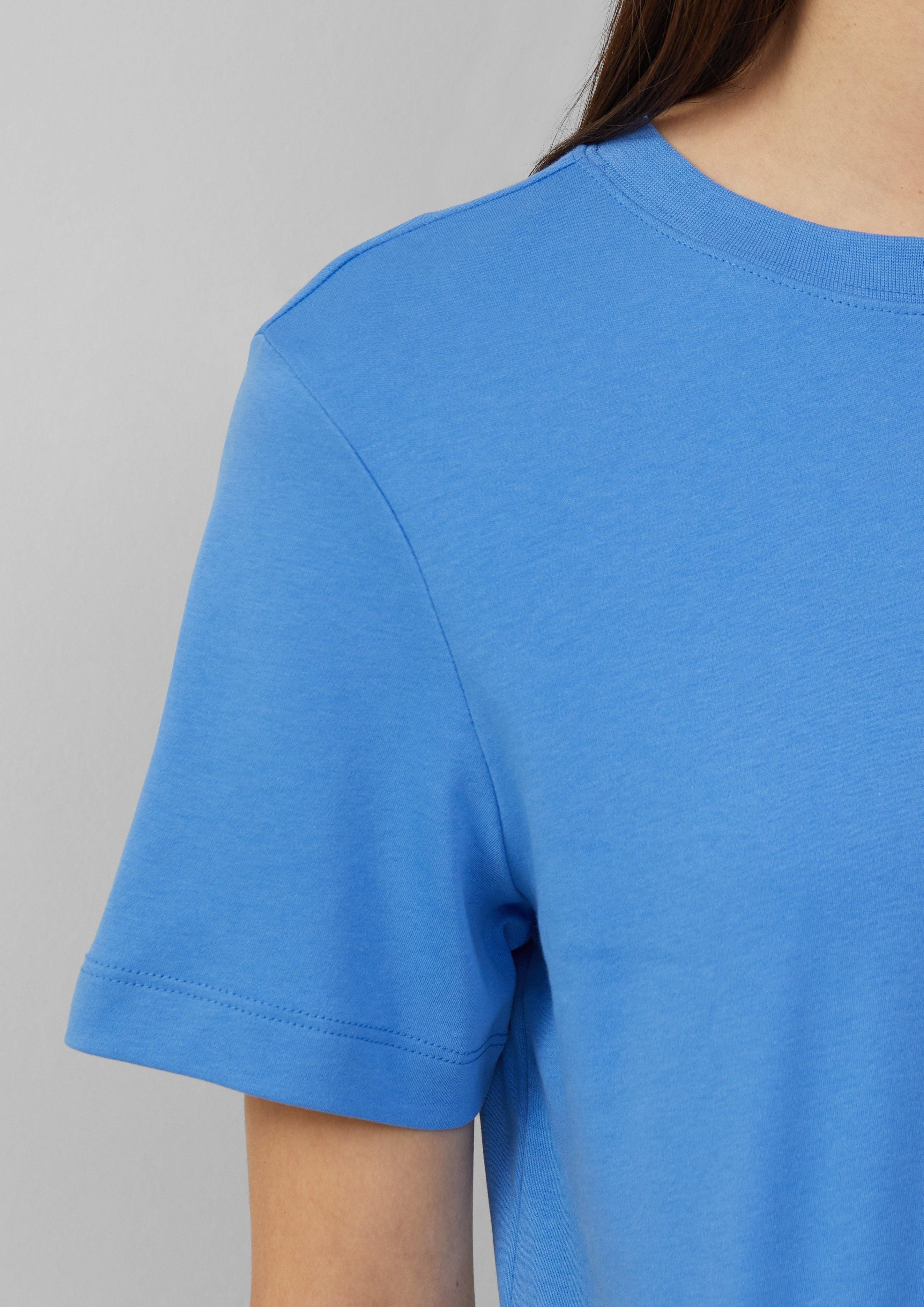 s.Oliver Kurzarmshirt Verkürztes T-Shirt aus Interlockjersey günstig online kaufen