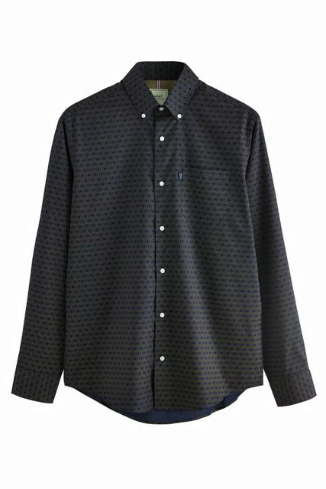 Next Langarmhemd Pflegeleichtes Button-Down-Oxford-Hemd (1-tlg) günstig online kaufen